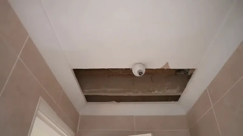 Ceiling water damage repair in Fairfax VA