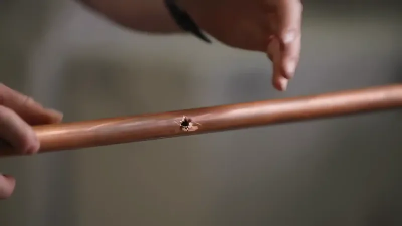 Frozen pipe burst water damage cleanup Fairfax VA