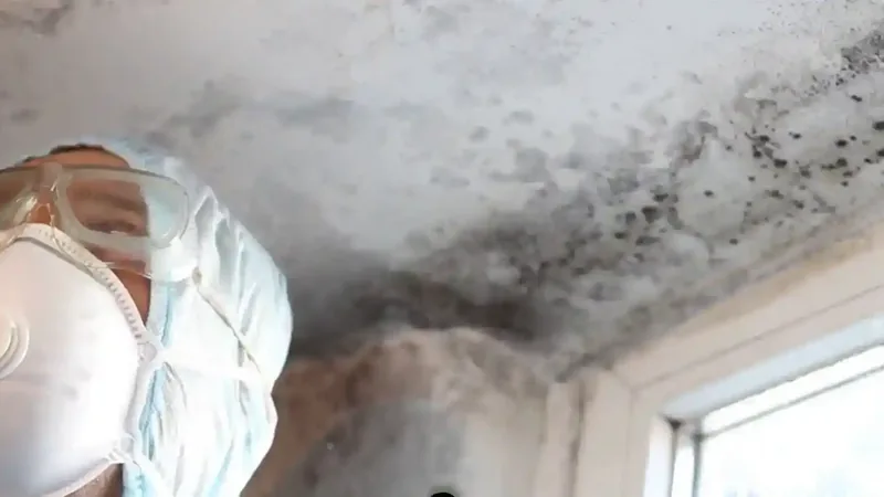 Mold remediation following water damage in Fairfax VA